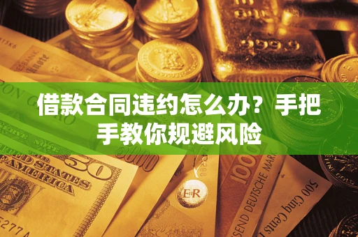 武汉借款合同违约怎么办？手把手教你规避风险