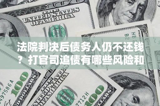 武汉法院判决后债务人仍不还钱？打官司追债有哪些风险和技巧？