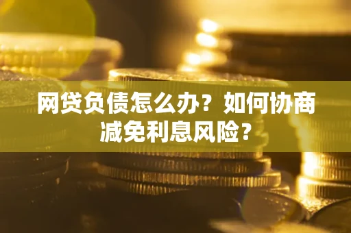 武汉网贷负债怎么办？如何协商减免利息风险？
