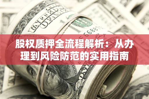 武汉股权质押全流程解析：从办理到风险防范的实用指南