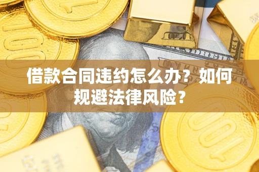武汉借款合同违约怎么办？如何规避法律风险？